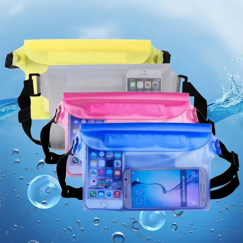 

YISHANGOU Unisex Waterproof Waist Phone Bag For iPhone X 8 7 6 6S Dry Underwater Strap Pouch Fanny Pack For Samsung S6 S7 S8 S9