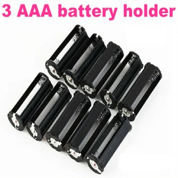 10pcs DIY Black Storage Box AAA battery box case holder for flashlight over-current protection
10pcs DIY Black Storage Box AAA battery box case holder for flashlight over-current protection