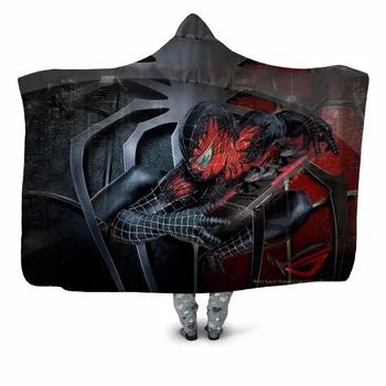 Spiderman 3D Printed Plush Home Office Hooded Blanket for Adult Children Washable Warm DIY Sofa Cloak Velet Fleece Throw Blanket
Spiderman 3D Printed Plush Home Office Hooded Blanket for Adult Children Washable Warm DIY Sofa Cloak Velet Fleece Throw Blanket