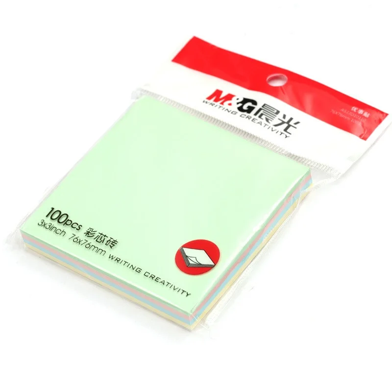 1 Pack Sticky Note Paper Memo Sticker 100 Sheets Colorfull Office School Supplies
1 Pack Sticky Note Paper Memo Sticker 100 Sheets Colorfull Office School Supplies