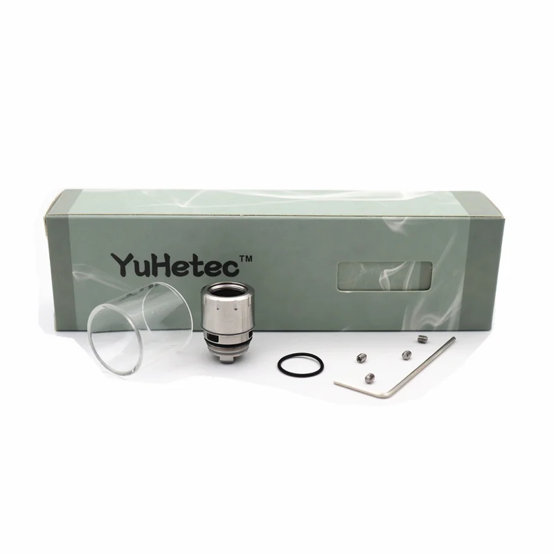 Authentic Yuhetec TFV8 BABY RBA Coil head + TFV8 BABY RBA replacement glass tank accessory bag Kit
Authentic Yuhetec TFV8 BABY RBA Coil head + TFV8 BABY RBA replacement glass tank accessory bag Kit