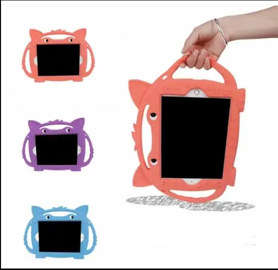 Shock Proof Soft Stand case for Apple Pad5/6 Air1 Air2 2017 2018 A1822 A1823 A1893 A1954 etc kids cartoon EVA silicone cover+PEN
Shock Proof Soft Stand case for Apple Pad5/6 Air1 Air2 2017 2018 A1822 A1823 A1893 A1954 etc kids cartoon EVA silicone cover+PEN