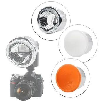 Flash Diffuser Flashlight Universal Cloud Lambency 3color Cover Dome Speedlite Light Camera for Canon Nikon Triopo Meike Sony
Flash Diffuser Flashlight Universal Cloud Lambency 3color Cover Dome Speedlite Light Camera for Canon Nikon Triopo Meike Sony