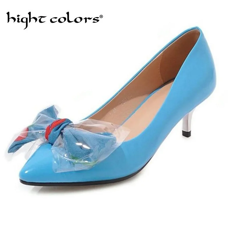 2019 New Fashion Women's Pumps Sweet Bowknot High Heel Shoes Pointed Toe Slip on Elegant Women Wedding Party Shoes Big Size 43
2019 New Fashion Women's Pumps Sweet Bowknot High Heel Shoes Pointed Toe Slip on Elegant Women Wedding Party Shoes Big Size 43