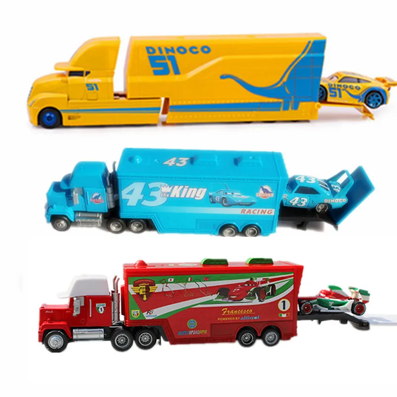 Cars Disney Pixar Cars 2 Toys Lightning McQueen Mack Uncle TruckThe King Chick Hicks 1:55 Diecast Car Model Toy Kids Boy Gift
Cars Disney Pixar Cars 2 Toys Lightning McQueen Mack Uncle TruckThe King Chick Hicks 1:55 Diecast Car Model Toy Kids Boy Gift