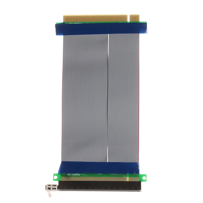 High Quality New PCIe 16X PCI Express PCI-E 16X to 16X Riser Extender Card Adapter Flexible Cable Feb6
High Quality New PCIe 16X PCI Express PCI-E 16X to 16X Riser Extender Card Adapter Flexible Cable Feb6
