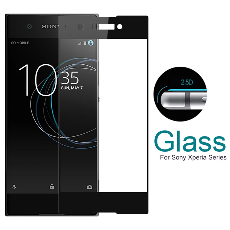2.5D Full Screen Tempered Glass for Sony Xperia XZ...