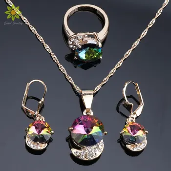 Women Luxury 2018 Indian African Beads Jewelry Set Crystal Wedding Round Design Necklace Earrings Ring Set
Women Luxury 2018 Indian African Beads Jewelry Set Crystal Wedding Round Design Necklace Earrings Ring Set