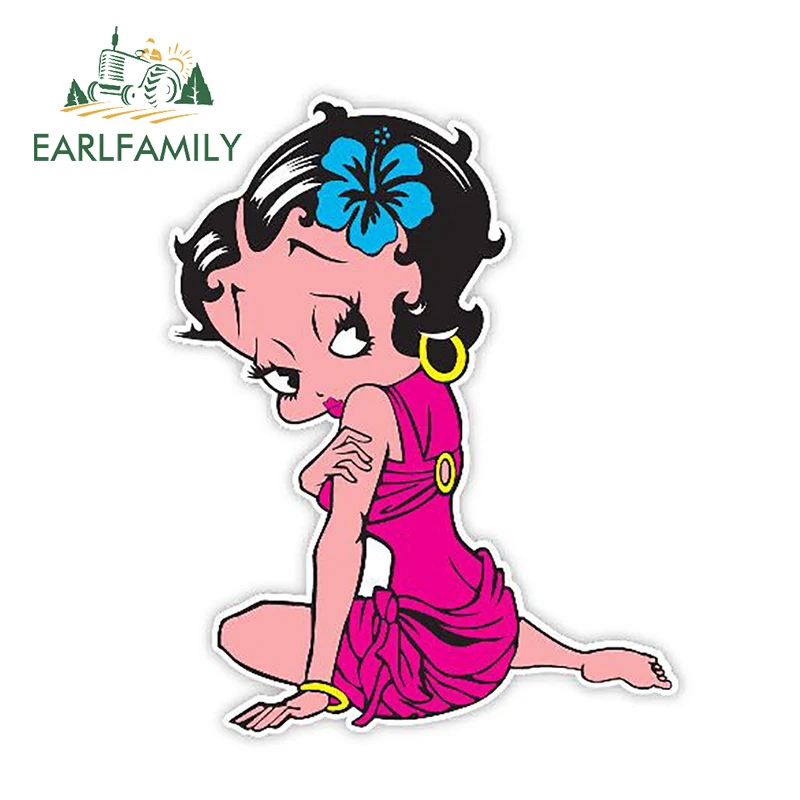 EARLFAMILY 13cm X 10.3cm Betty Boop Charming Blue Flower Vinyl Decal Graphical Auto Motor Bike Car Stickers Decal Accessories
EARLFAMILY 13cm X 10.3cm Betty Boop Charming Blue Flower Vinyl Decal Graphical Auto Motor Bike Car Stickers Decal Accessories