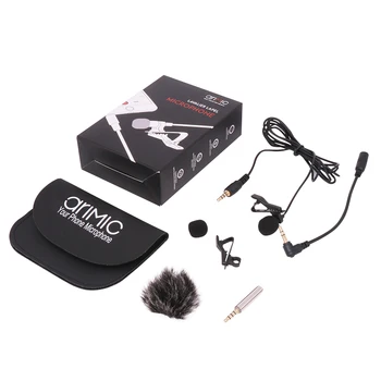 Ulanzi 1.5m Lavalier Lapel Clip-on Microphone Omnidirectional Condenser Mic for iPhone Smartphone ,Interviews Video Recording
Ulanzi 1.5m Lavalier Lapel Clip-on Microphone Omnidirectional Condenser Mic for iPhone Smartphone ,Interviews Video Recording