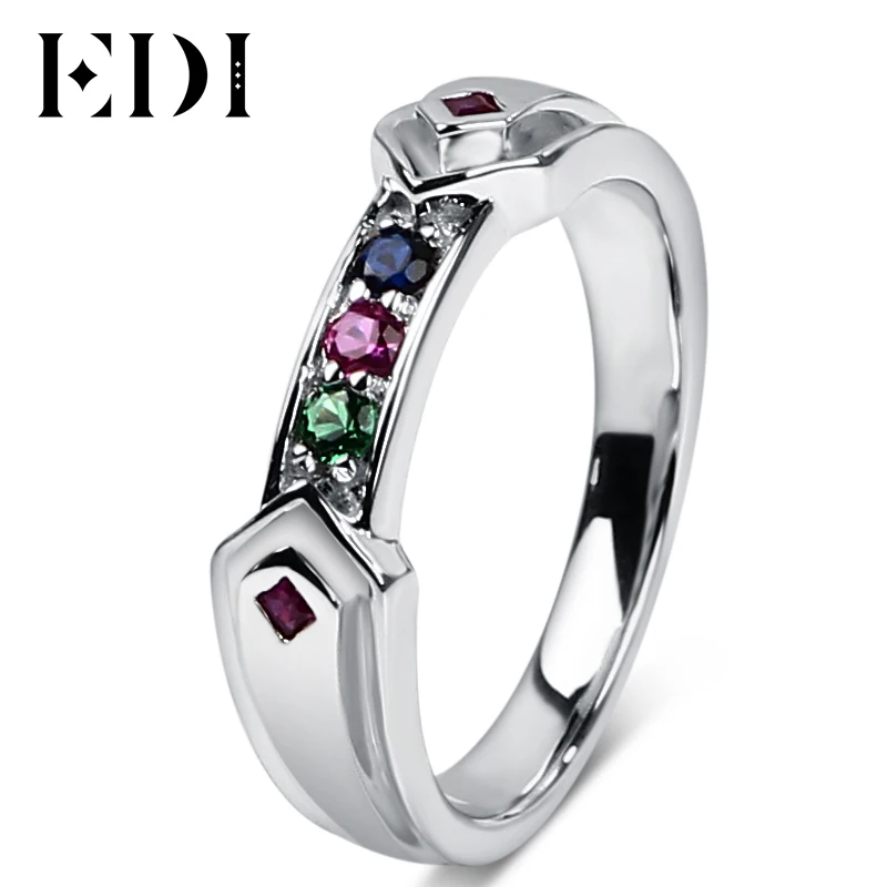 EDI Unique Simulated Ruby Sapphire Engagement Ring For Women 925 Sterling Silver Harley Quinn Rings Fine Jewelry Gold Plated
EDI Unique Simulated Ruby Sapphire Engagement Ring For Women 925 Sterling Silver Harley Quinn Rings Fine Jewelry Gold Plated