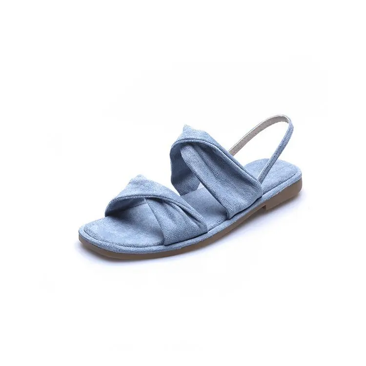 2019 summer new comfortable simple solid color sandals women suede comfortable wild casual shoes.
2019 summer new comfortable simple solid color sandals women suede comfortable wild casual shoes.