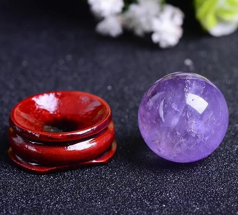 1PCS Natural Purple Amethyst Ball Raw Gemstone Polished Crafted Gifts Crystal Home Decoration Purple Quartz Stone Ball
1PCS Natural Purple Amethyst Ball Raw Gemstone Polished Crafted Gifts Crystal Home Decoration Purple Quartz Stone Ball