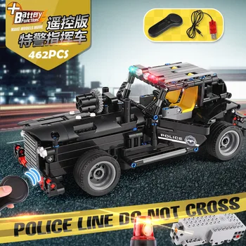 RC Police SWAT Electric Command Vehicle Car Building Blocks Bricks Assembled Educational Toys Funny Christmas Birthday Gifts
RC Police SWAT Electric Command Vehicle Car Building Blocks Bricks Assembled Educational Toys Funny Christmas Birthday Gifts