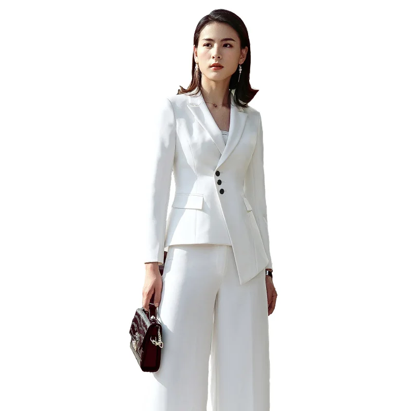 2018 Suit Women New Fashion Business Interview Host Overalls Suit Wide-legged Pants OL Manager Office Lady Clothing
2018 Suit Women New Fashion Business Interview Host Overalls Suit Wide-legged Pants OL Manager Office Lady Clothing