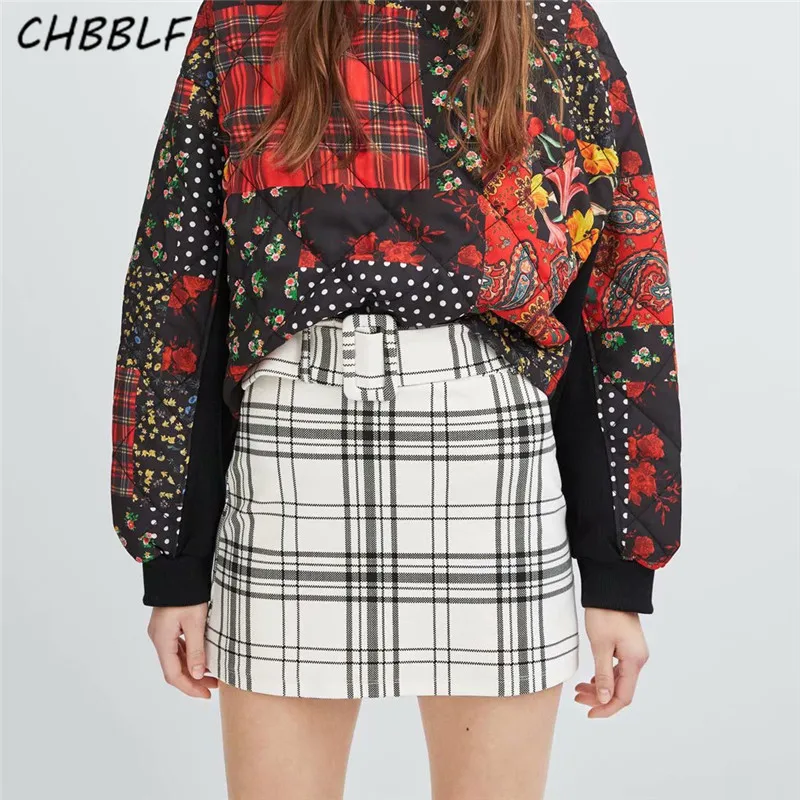 CHBBLF women chic plaid mini skirt faldas mujer England style vintage female fashion summer A line skirts BGB9092
CHBBLF women chic plaid mini skirt faldas mujer England style vintage female fashion summer A line skirts BGB9092