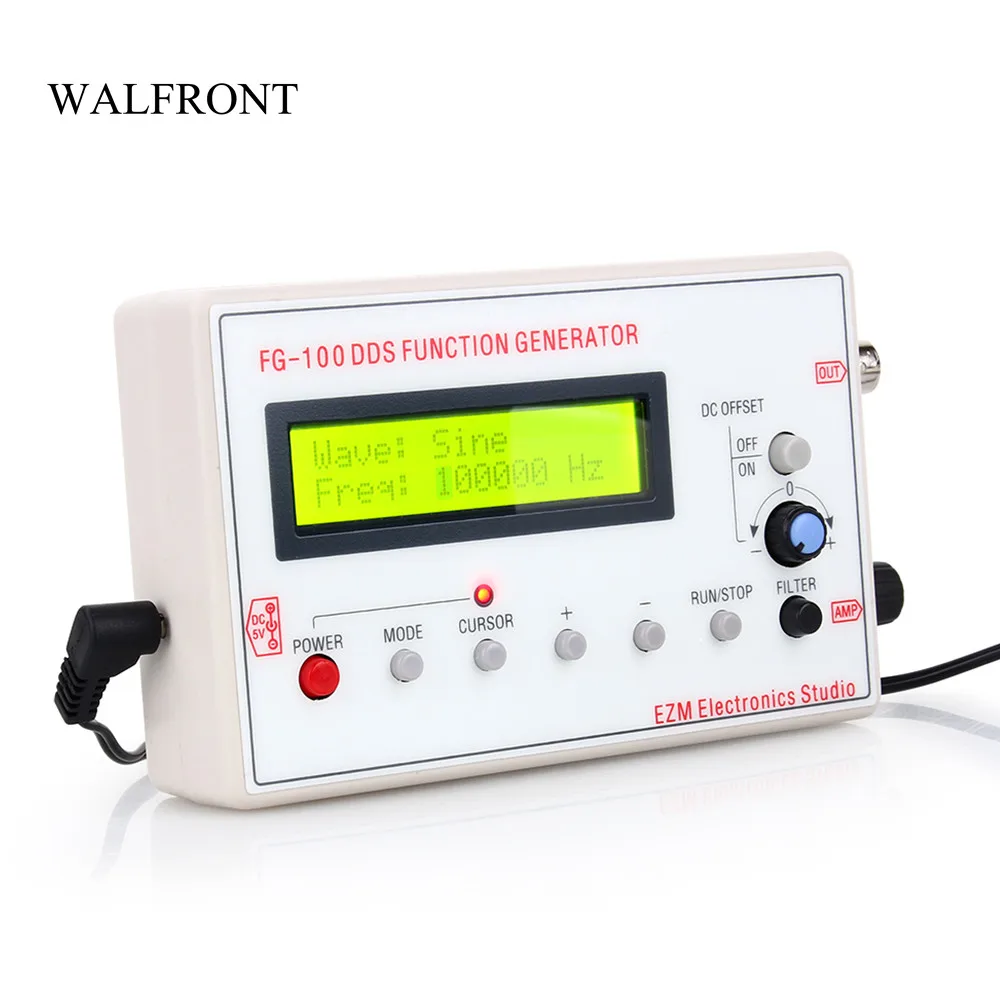 DC 3.5-10V DDS Functional Signal Generator Digital Signal Source Module Frequency Counter 1HZ-500KHz Frequency Meter
DC 3.5-10V DDS Functional Signal Generator Digital Signal Source Module Frequency Counter 1HZ-500KHz Frequency Meter