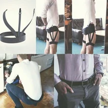 One Pair Gentleman Leg Elastic Male Shirt Suspenders Garter Holder Business Men Shirt Stays Garters Suspenders Braces For Shirt One Pair Gentleman Leg Elastic Male Shirt Suspenders Garter Holder Business Men Shirt Stays Garters Suspenders Braces For Shirt