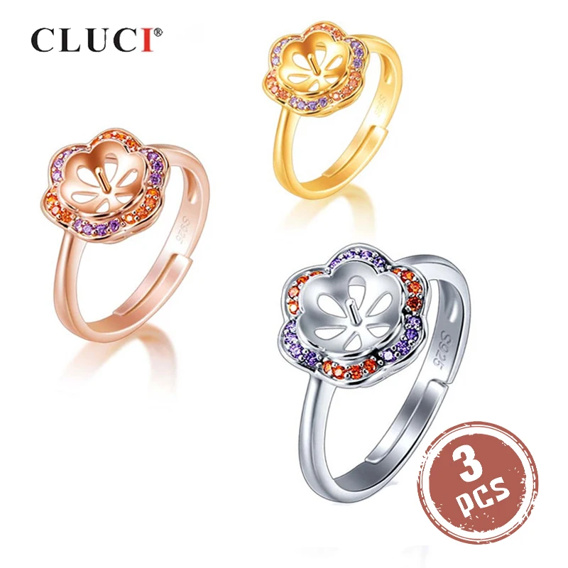 CLUCI 3 шт. серебряные кольца с цветком 925 пробы для женщин регулируемое кольцо с жемчугом кольцо с креплением кольца из стерлингового серебра 925 пробы ювелирные изделия из циркона SR2205SB
CLUCI 3 шт. серебряные кольца с цветком 925 пробы для женщин регулируемое кольцо с жемчугом кольцо с креплением кольца из стерлингового серебра 925 пробы ювелирные изделия из циркона SR2205SB