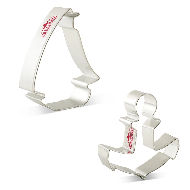 KENIAO Sailboat Dolphin Anchor Cookie Cutter Set - 2 Piece- Biscuit / Fondant / Pastry /Bread Cutter- Stainless Steel
KENIAO Sailboat Dolphin Anchor Cookie Cutter Set - 2 Piece- Biscuit / Fondant / Pastry /Bread Cutter- Stainless Steel
