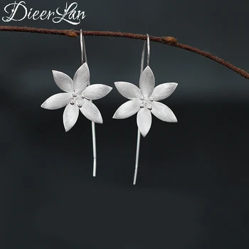 DIEERLAN Luxury Trendy 925 Sterling Silver Big Lotus Flower Earrings for Women Wedding Statement Jewelry Brincos Pendientes
DIEERLAN Luxury Trendy 925 Sterling Silver Big Lotus Flower Earrings for Women Wedding Statement Jewelry Brincos Pendientes
