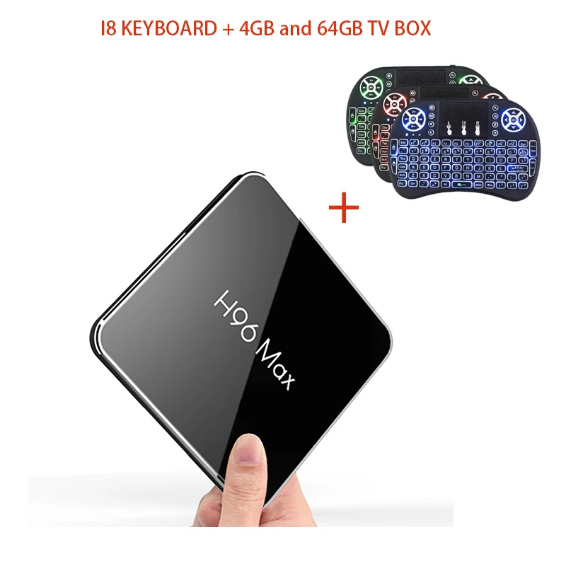 H96 maxX2 Android 8.1 TV Box Amlogic S905X2 4GB+32G/64GB USB 3.0 4K H.265 Google Play I8 Keyboard IPTV Smart TV Set Top BOX
H96 maxX2 Android 8.1 TV Box Amlogic S905X2 4GB+32G/64GB USB 3.0 4K H.265 Google Play I8 Keyboard IPTV Smart TV Set Top BOX