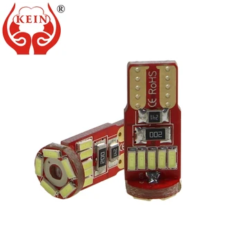 KEIN 6PCS 168 194 t10 led w5w bulbs 4014 15smd Nonpolarity 12V auto side wedge reading license plate interior signal lights lamp
KEIN 6PCS 168 194 t10 led w5w bulbs 4014 15smd Nonpolarity 12V auto side wedge reading license plate interior signal lights lamp