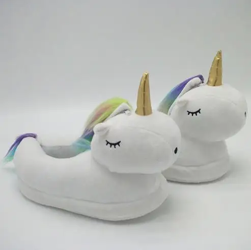 Glowing Unicorn Plush Slippers for Adult Unisex Teenage Girls horn Slipper Home Women Shoes Chausson Licorne
Glowing Unicorn Plush Slippers for Adult Unisex Teenage Girls horn Slipper Home Women Shoes Chausson Licorne