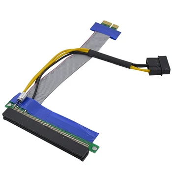 CHIPAL 10PCS Soft PCI-E Riser PCI Express Extender 1X to 16X Extension Cable Ribbon with Molex Power Supply for BTC LTC Miner
CHIPAL 10PCS Soft PCI-E Riser PCI Express Extender 1X to 16X Extension Cable Ribbon with Molex Power Supply for BTC LTC Miner