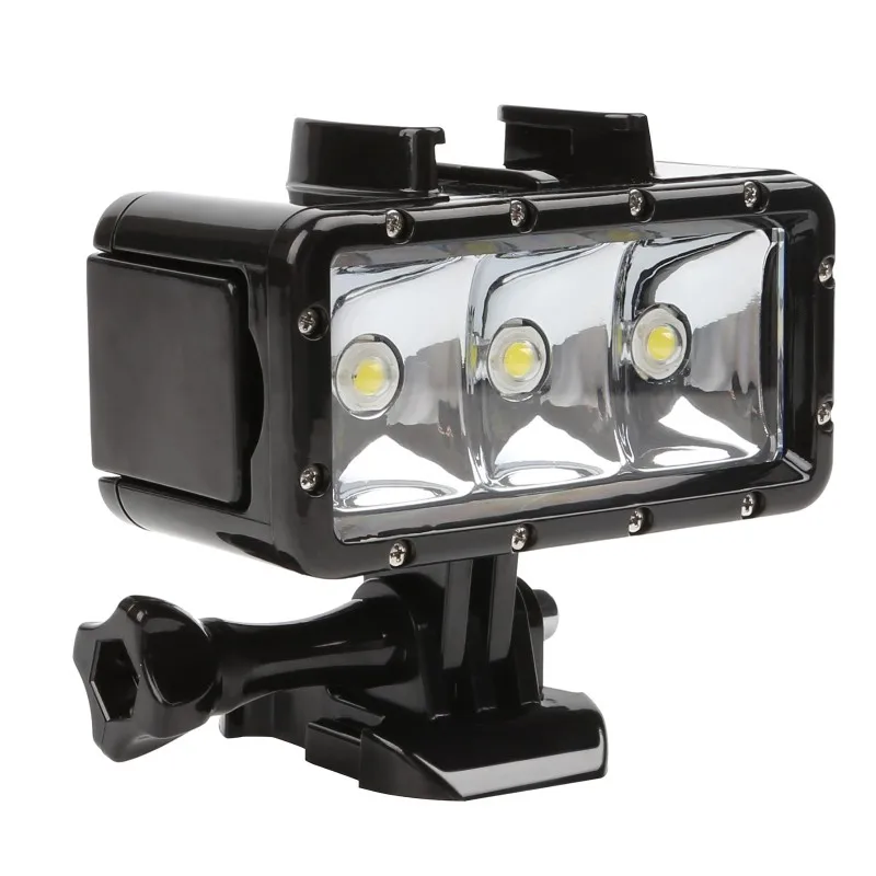 300LM 40m Waterproof 3LED Diving Fill Light Underwater Flashlight for Gopro Hero 7 6 5 Action Video Cameras Accessories
300LM 40m Waterproof 3LED Diving Fill Light Underwater Flashlight for Gopro Hero 7 6 5 Action Video Cameras Accessories