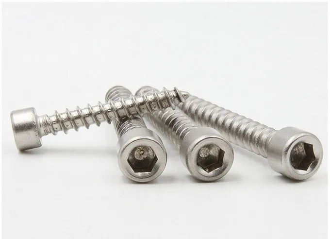 

100pcs/lot M2*5-12 M2.5*6-16 M3*8-30 M3.5 stainless steel 304 hex socket cap head self tapping screws for sound equipment208