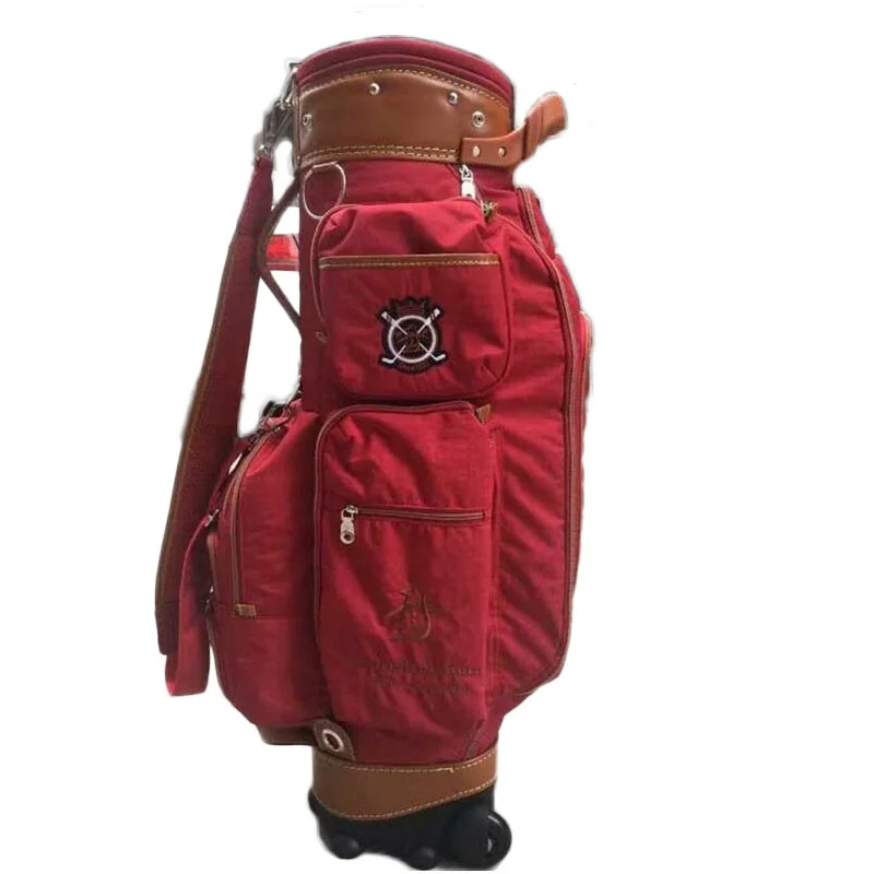 Nylon Golf Bag Standard Golf Package 5 Divisons Hold 13pieces Clubs with Bag Cap
Nylon Golf Bag Standard Golf Package 5 Divisons Hold 13pieces Clubs with Bag Cap