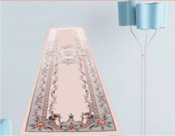 Corridor wool carpet Handmade Runner three dimensional Carved pure Wool carpet Fashion American living room Salmon color carpet
Corridor wool carpet Handmade Runner three dimensional Carved pure Wool carpet Fashion American living room Salmon color carpet