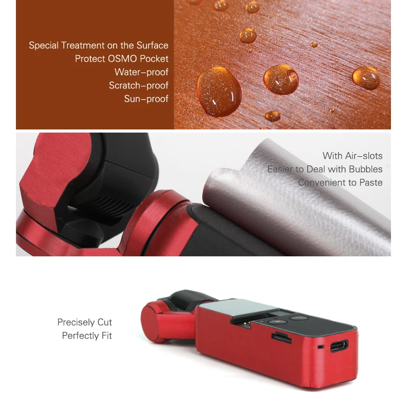 mini OSMO Pocket camera Sticker Gimbal sticker Protective skin for DJI OSMO Pocket Accessories 1 (15)