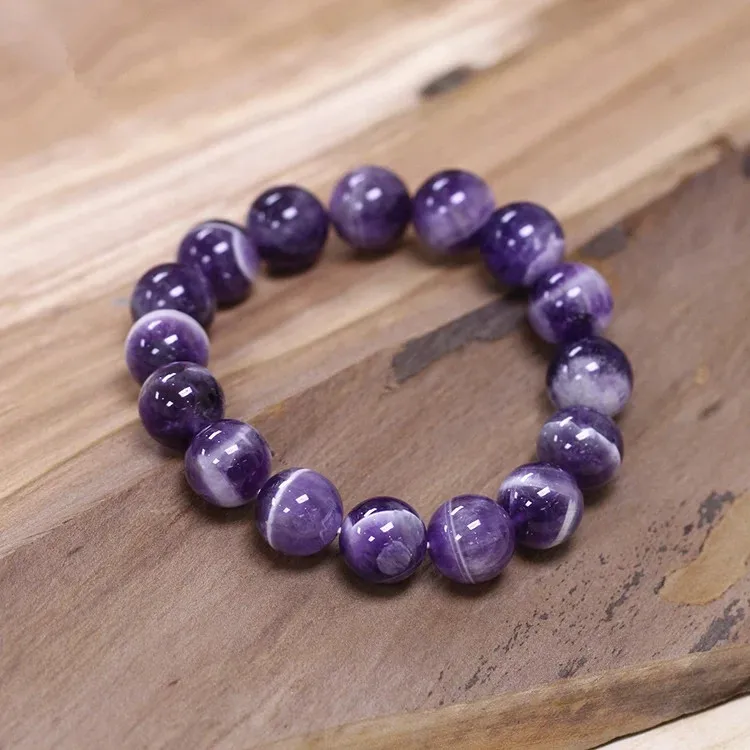Dream amethyst round 14mm bracelet 7.5inch wholesale beads FPPJ nature gemstone for woman gift 2019
Dream amethyst round 14mm bracelet 7.5inch wholesale beads FPPJ nature gemstone for woman gift 2019