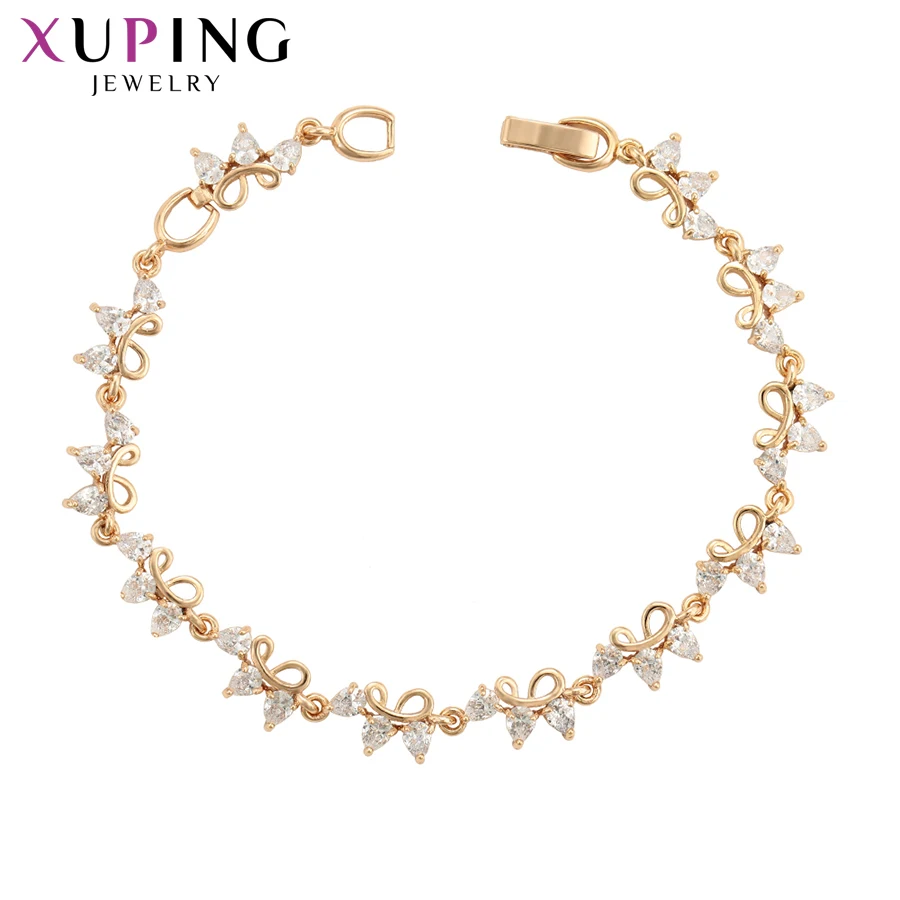 Xuping Elegant Gold-color Plated Popular Design Bracelet European Style Exquisite Jewelry Gift S112-75508
Xuping Elegant Gold-color Plated Popular Design Bracelet European Style Exquisite Jewelry Gift S112-75508