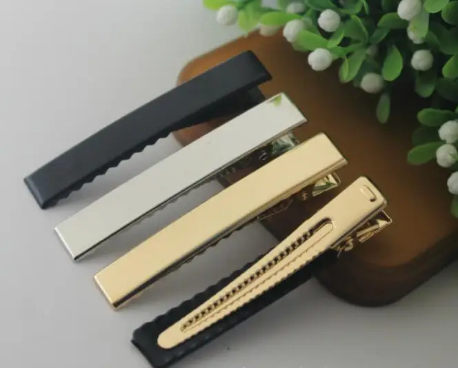 Hot Sale 100Pcs Gold/black/silver 32mm DIY Single Prong Aligator Flat Hair Bows Metal Clips Hairpin Wholesale High Quality
Hot Sale 100Pcs Gold/black/silver 32mm DIY Single Prong Aligator Flat Hair Bows Metal Clips Hairpin Wholesale High Quality