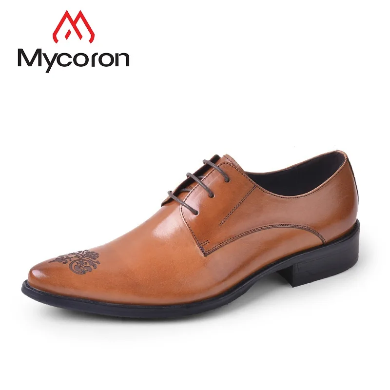 MYCORON Luxury Brand Dress Shoes Men Genuine Leather Pointed Toe Boots Lace Up Business Dress Shoes For Men Erkek Ayakkabi
MYCORON Luxury Brand Dress Shoes Men Genuine Leather Pointed Toe Boots Lace Up Business Dress Shoes For Men Erkek Ayakkabi