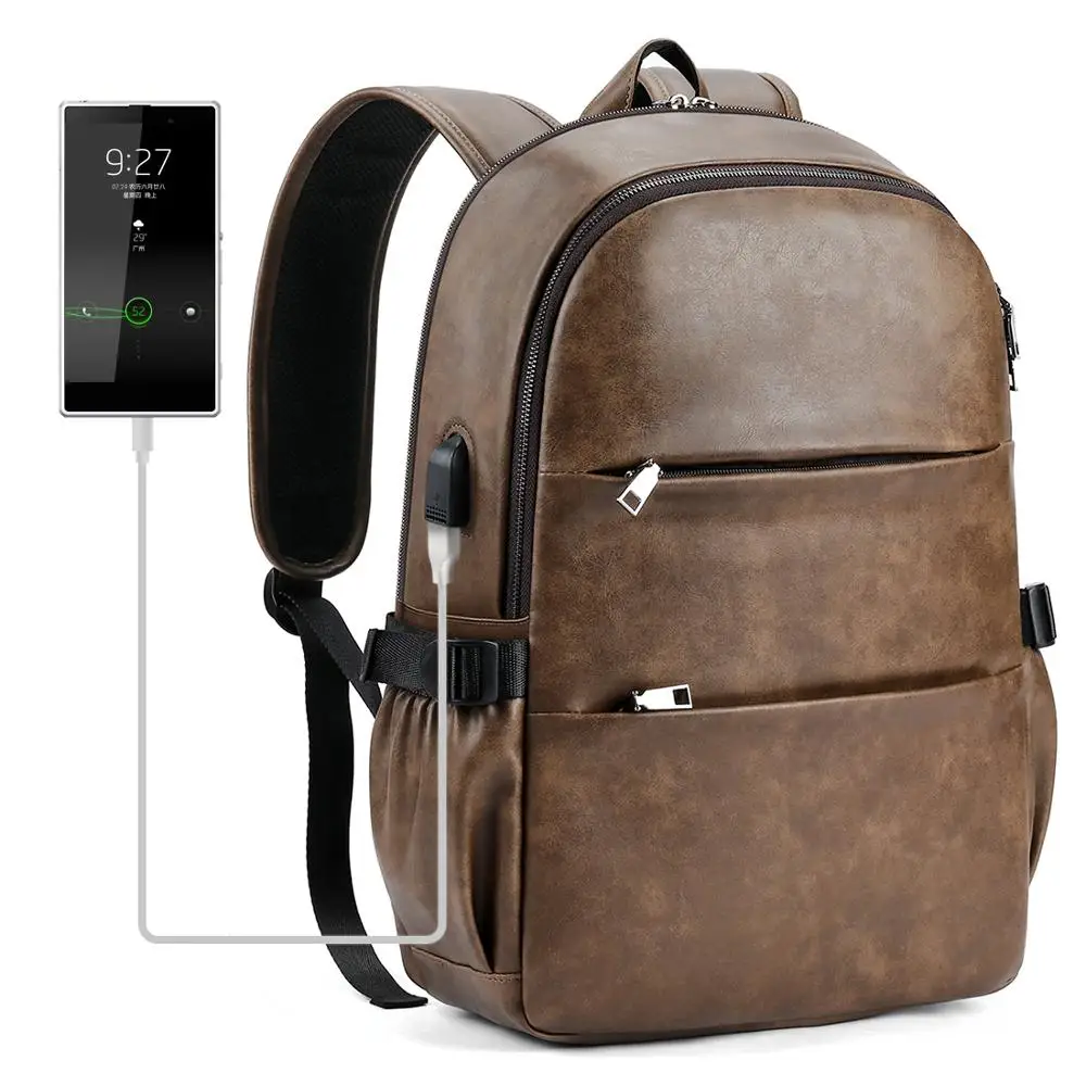 Awen Shaw Men's Leather Backpack Waterproof Big Capacity Bag USB Charging Multi-layer Travel Laptop Business Mochila Fashion
Awen Shaw Men's Leather Backpack Waterproof Big Capacity Bag USB Charging Multi-layer Travel Laptop Business Mochila Fashion