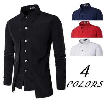 ZOGAA 2019 New Shirt Men Casual Slim Fit Shirts Long Sleeve Turn-down Colllar Dress Shirts Solid Black Red Shirts Man Clothes
ZOGAA 2019 New Shirt Men Casual Slim Fit Shirts Long Sleeve Turn-down Colllar Dress Shirts Solid Black Red Shirts Man Clothes