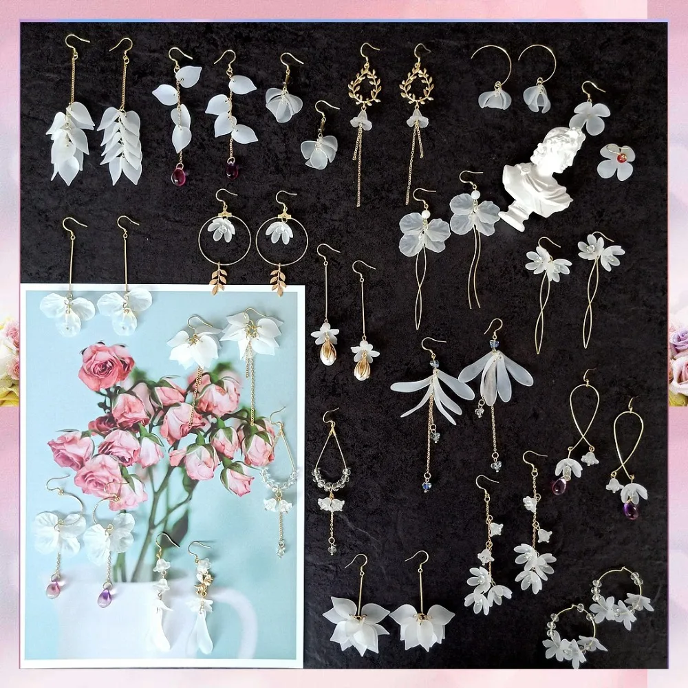 MuHan Korea Flower Acrylic Leaf Handmade Long Earrings for Women Trendy Allergy Big Drop Earrings Jewelry Girl Christmas Gift
MuHan Korea Flower Acrylic Leaf Handmade Long Earrings for Women Trendy Allergy Big Drop Earrings Jewelry Girl Christmas Gift