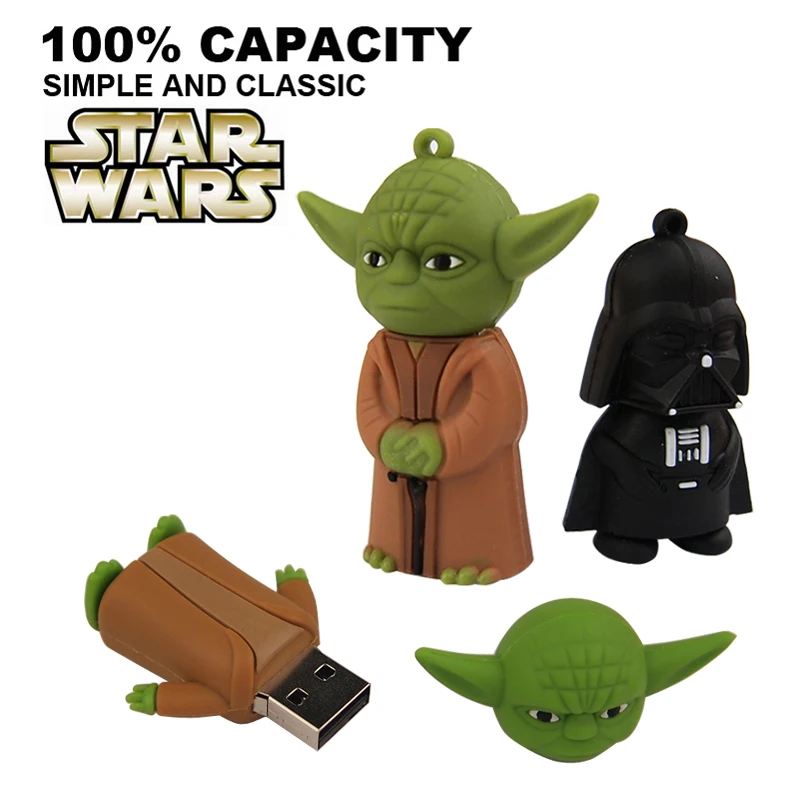 Cool Star Wars Yoda/Darth Vader USB Stick 32GB 64GB Pen Drive USB 2.0 Gifts Cle USB Chiavetta USB Flash Drive U Disk Pendrive
Cool Star Wars Yoda/Darth Vader USB Stick 32GB 64GB Pen Drive USB 2.0 Gifts Cle USB Chiavetta USB Flash Drive U Disk Pendrive