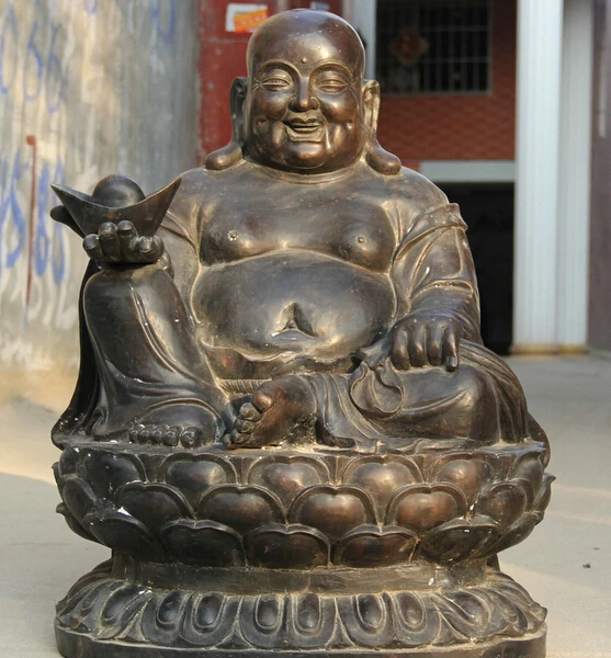 dr524 34" Larger Chinese Buddhism Bronze Wealth Happy Laugh Maitreya Buddha Statue
dr524 34" Larger Chinese Buddhism Bronze Wealth Happy Laugh Maitreya Buddha Statue