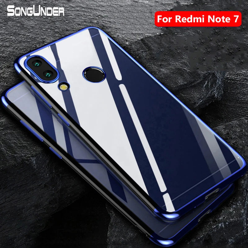For Xiaomi Redmi Note 7 Case Cover Transparent Plating TPU Soft Silicone Back Cover For Redmi Note 7 Pro Note7 7 7A Phone Coque
For Xiaomi Redmi Note 7 Case Cover Transparent Plating TPU Soft Silicone Back Cover For Redmi Note 7 Pro Note7 7 7A Phone Coque