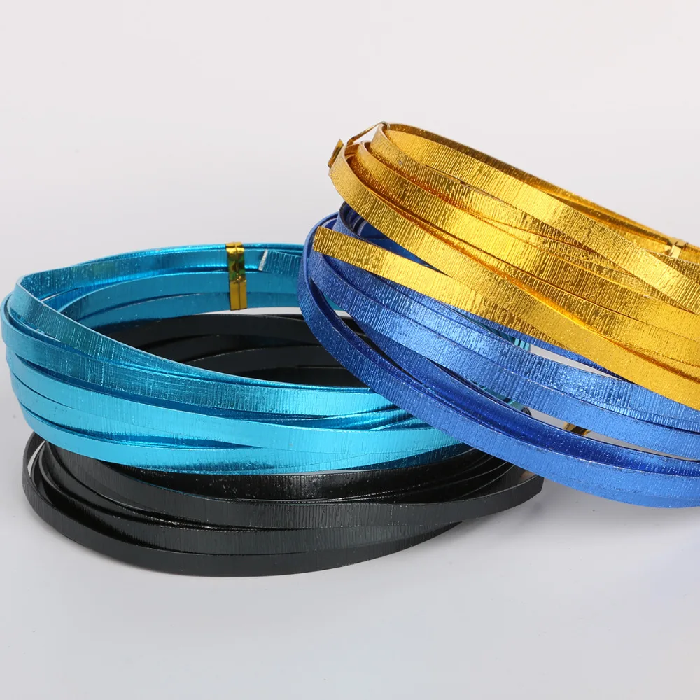 (3mm width1mm thickness) Jewelry Cord Flat Embossed Aluminum Wire 3m/lot 5mmx1mm Soft Metal Floristry Wire for DIY Craft Making
(3mm width1mm thickness) Jewelry Cord Flat Embossed Aluminum Wire 3m/lot 5mmx1mm Soft Metal Floristry Wire for DIY Craft Making
