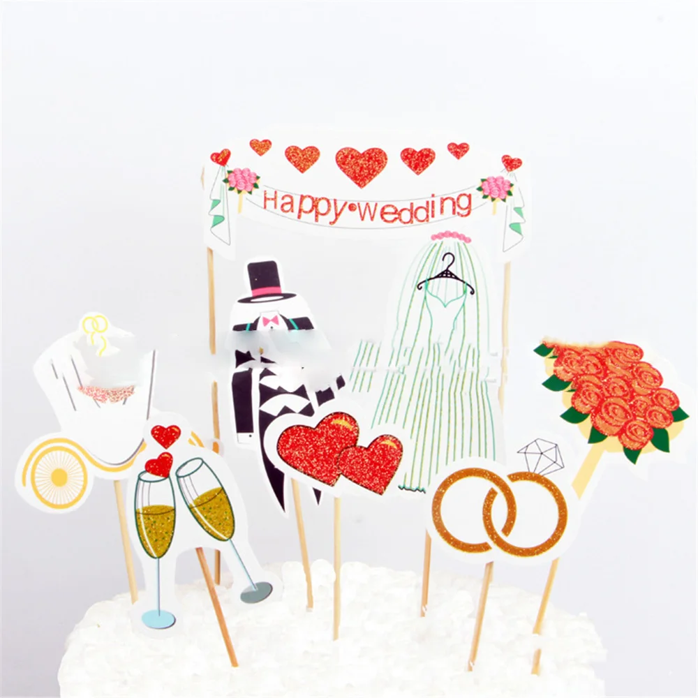1set Wedding Happy Birthday Cupcake Cake Topper Cake Flags Baby Shower Birthday Party Decoration Cake Baking Party Supplies
1set Wedding Happy Birthday Cupcake Cake Topper Cake Flags Baby Shower Birthday Party Decoration Cake Baking Party Supplies