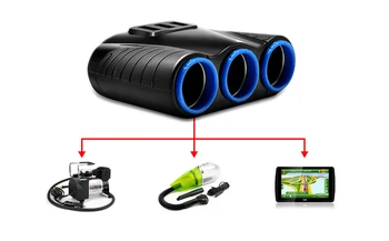3 Socket Cigarette Lighter Adapter 120W 12V Car Charger Splitter with multi USB Ports Quick Charge for iPhone Samsung cellphones
3 Socket Cigarette Lighter Adapter 120W 12V Car Charger Splitter with multi USB Ports Quick Charge for iPhone Samsung cellphones