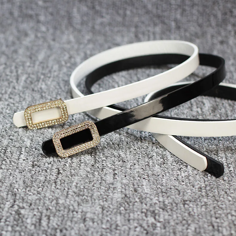 Women Leather Belt PU Trouser Belt Black Formal Rhinestone Square Smooth Buckle Belt Office Lady Belt
Women Leather Belt PU Trouser Belt Black Formal Rhinestone Square Smooth Buckle Belt Office Lady Belt