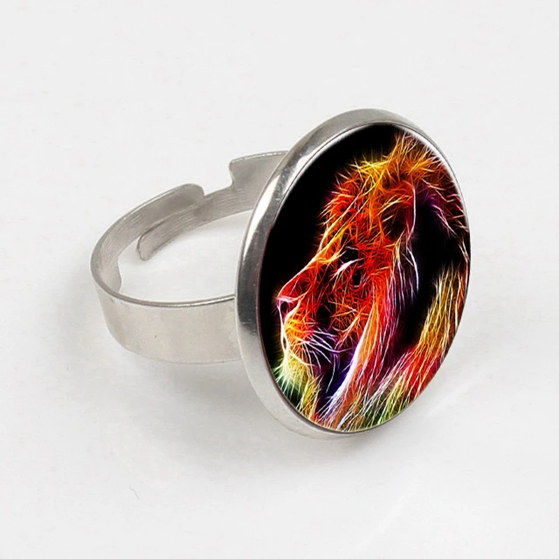 HOT! 2019 New Fractal Lion ring Vintage Animal Wildlife ring Glass Jewelry for Men and Women Wholesale
HOT! 2019 New Fractal Lion ring Vintage Animal Wildlife ring Glass Jewelry for Men and Women Wholesale