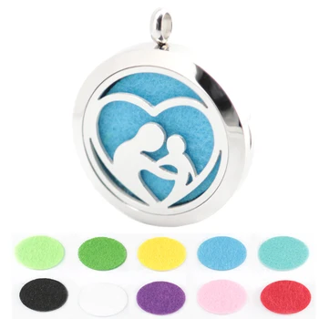 10pcs 30mm mother love baby Aromatherapy Essential Oil 316 Stainless Steel Perfume Diffuser Locket Necklace with chain
10pcs 30mm mother love baby Aromatherapy Essential Oil 316 Stainless Steel Perfume Diffuser Locket Necklace with chain